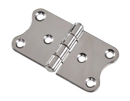 Петля 77х41х2 мм нержавеющая (52561)